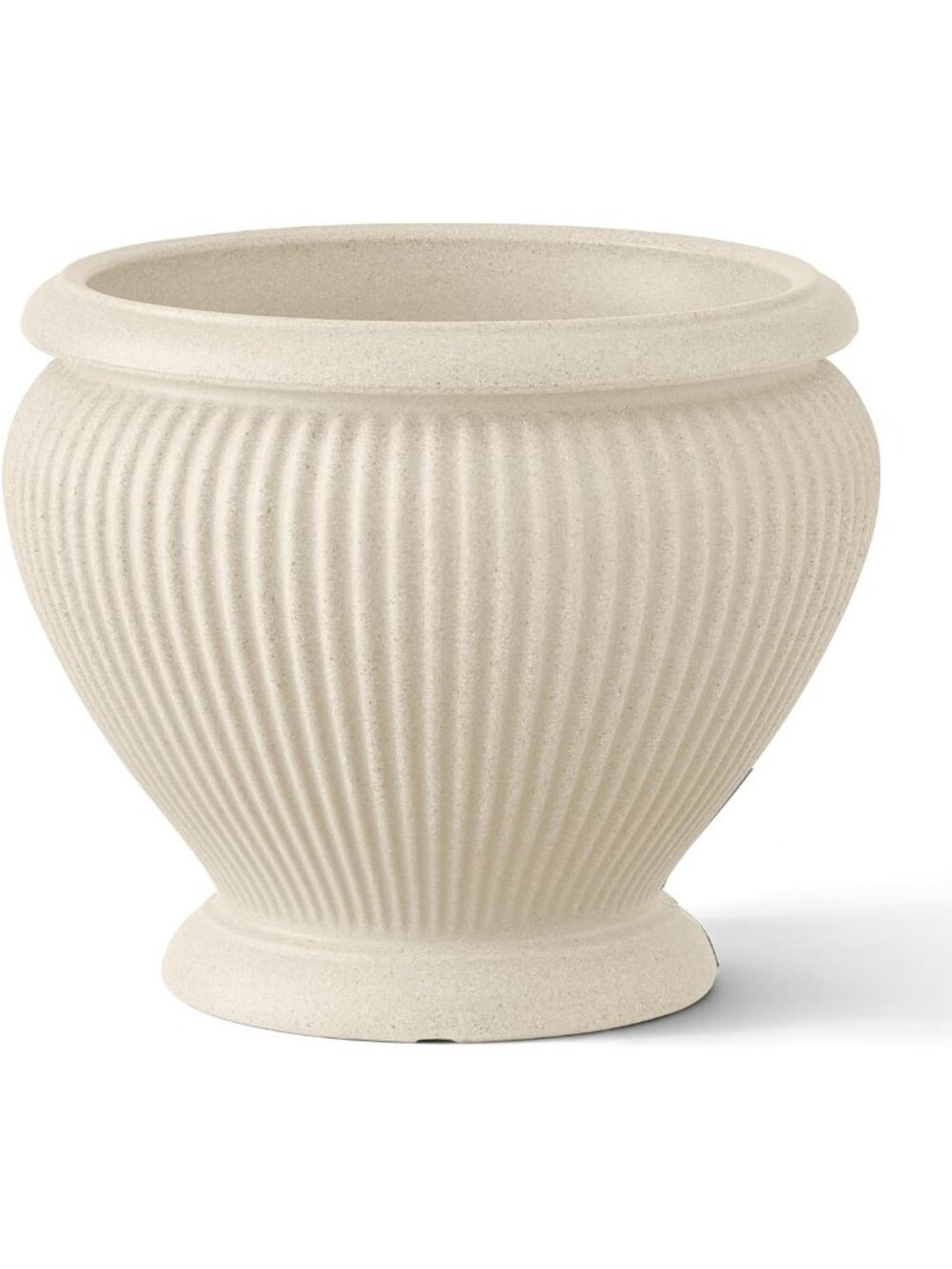 Lightweight 18" Decorative Urn Planter - Stylish Polyresin Plant Pot for Home